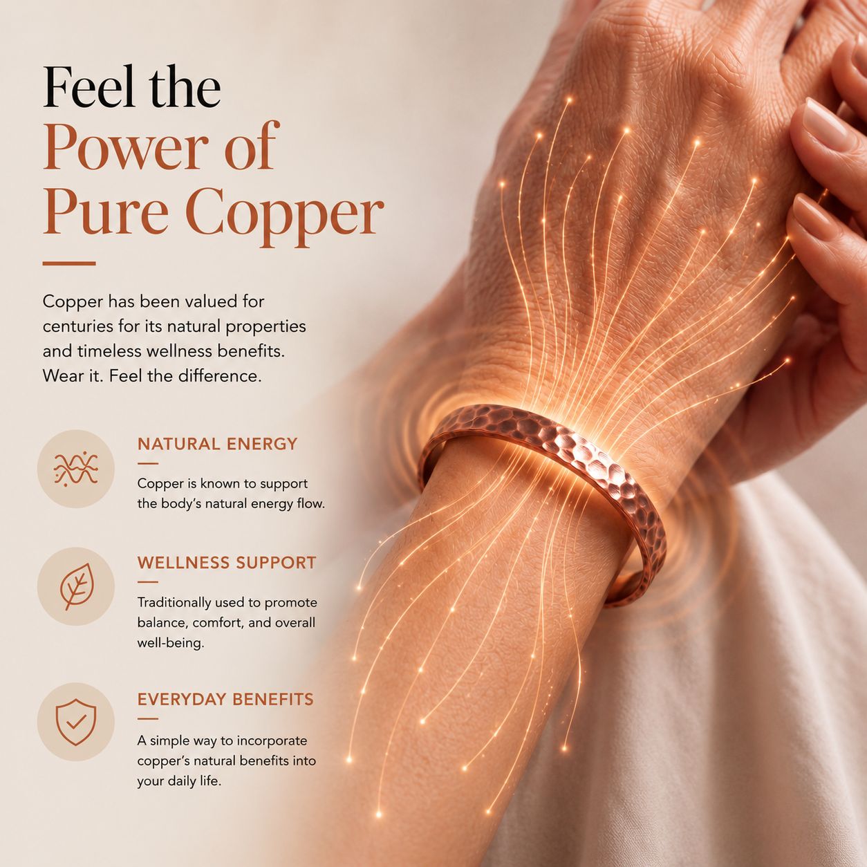 Pure Copper Bracelet