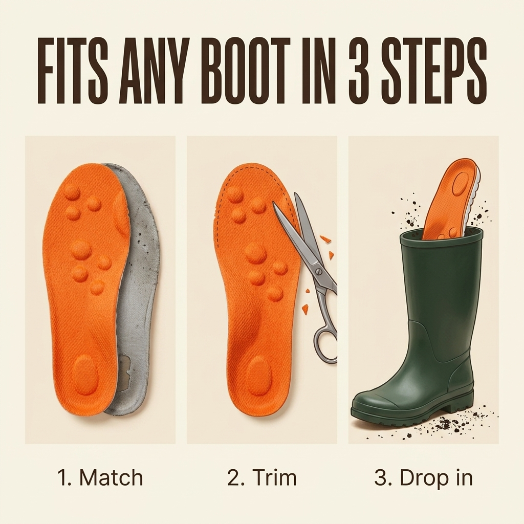 Gardening Acupressure Massage Insoles